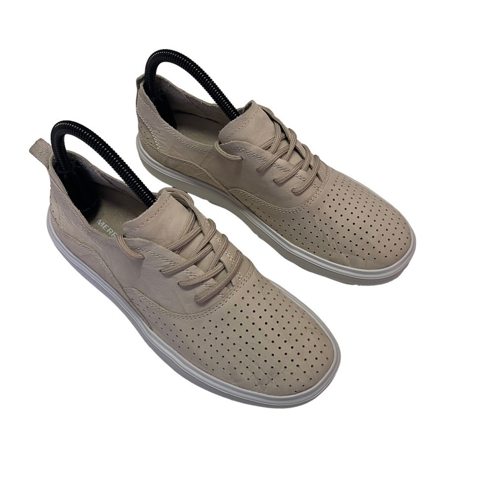 Merrell - Around Town Lace Air Leather Sneakers Sandstone Women's Size US 7.5